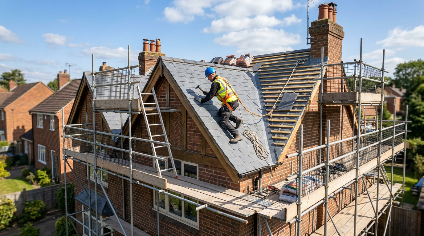 Pitched Roofing example 4 — UK roofing project by JF Roofing Specialists